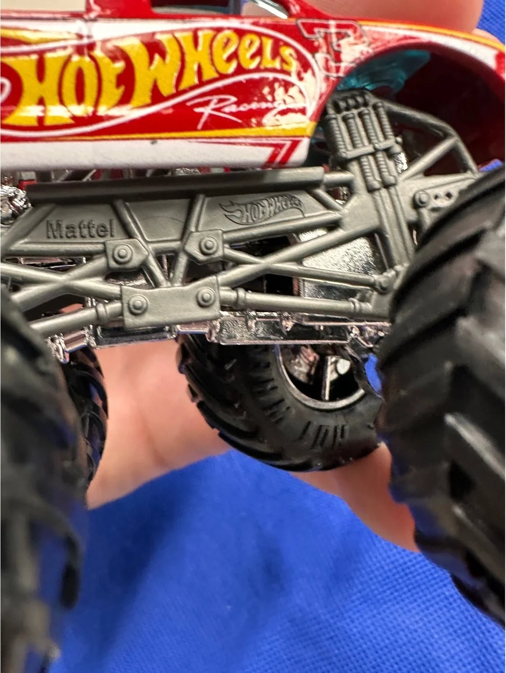 Hot Wheels Monster Truck Toy Red #3